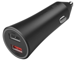 Автомобильное зар. устр. Xiaomi Xiaomi Mi Car Charger 37W 2USB GDS4147GL/CC06ZM черное