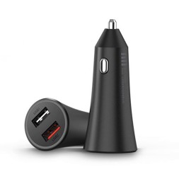 Автомобильное зар. устр. Xiaomi Xiaomi Mi Car Charger 37W 2USB GDS4147GL/CC06ZM черное