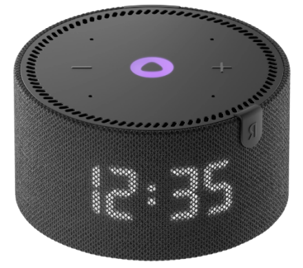  Умная колонка Яндекс Станция Мини Плюс с часами черная