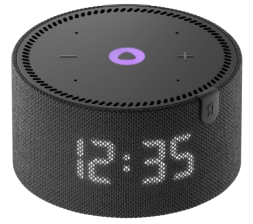 Умная колонка Яндекс Станция Мини Плюс с часами черная