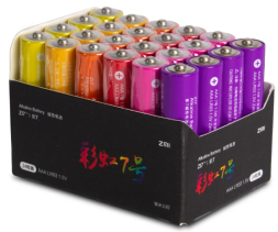 Батарейки ZMI Rainbow ZI7 тип AAA 24 шт цветные