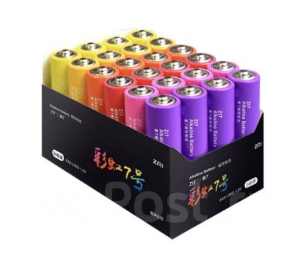  Батарейки ZMI Rainbow ZI7 тип AAA 24 шт цветные
