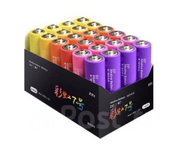 Батарейки ZMI Rainbow ZI7 тип AAA 24 шт цветные
