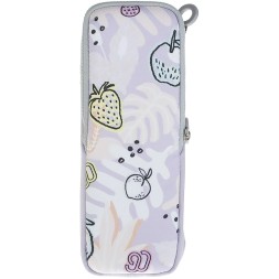 Пенал школьный 90 Points NINETYGO Smart School Pencil Case на молнии розовые фрукты
