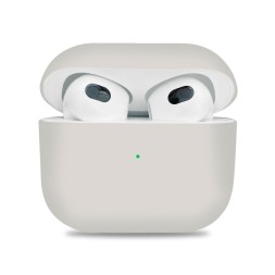 Силиконовый чехол для AirPods 3 бежевый