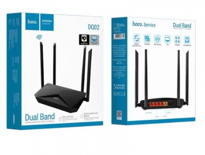  Wi-Fi роутер Hoco DQ02 Explorer черный