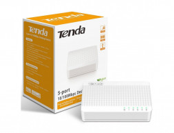 Коммутатор-мини Tenda SG105 Fast Ethernet с 5-портами