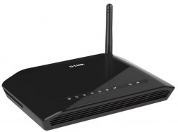 Wi-Fi роутер D-Link DSL-2640U R1A ADSL2+/VDSL2 черный
