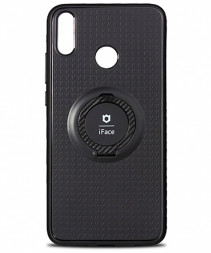 Чехол-накладка для Huawei Honor 10 Lite/Psmart (2019) силикон iface с держателем чёрный