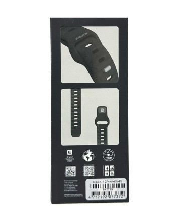  Сменный браслет Evelatus для Apple Watch 42-44-45-49mm чёрный