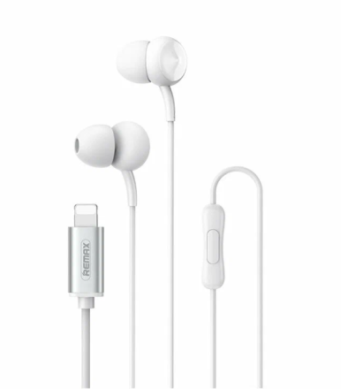  Наушники с микрофоном Remax RM-510i Lightning белые