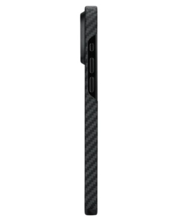  Накладка для i-Phone 15 Pro 6.1&quot; Pitaka MagEZ Case Pro 4 Protective Yet Slim черно-серый, кевлар