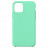 Чехол-накладка  i-Phone 11 Silicone icase  №50 бледно-бирюзовая