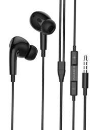 Стереонаушники Borofone BM30 Pro с микрофоном 1.2м черные