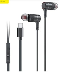 Стереонаушники Awei PC-9T с микрофоном Type-C 1.2м черные