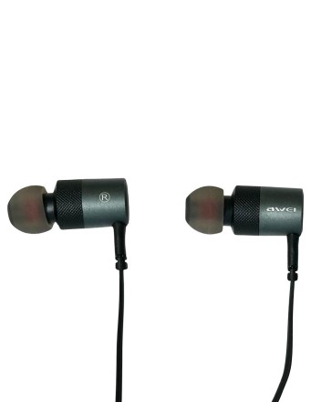  Стереонаушники Awei PC-9T с микрофоном Type-C 1.2м черные