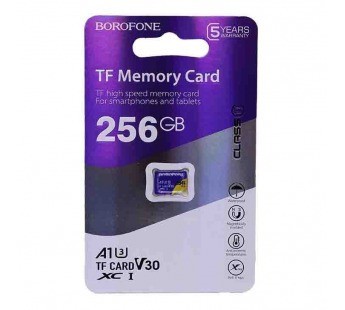  micro SDXC карта памяти Borofone 256GB Class 10 (без адаптера)