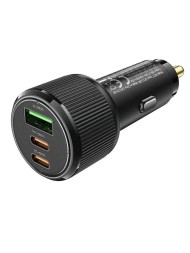 Автомобильное заряд. устр. Hoco NZ17 1USB/2C 75W черный