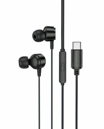 Стереонаушники Borofone BM94 Type-C с микрофоном 1.2м черные