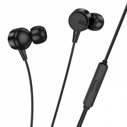 Стереонаушники Borofone BM94 Type-C с микрофоном 1.2м черные