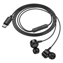 Стереонаушники Borofone BM94 Type-C с микрофоном 1.2м черные