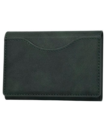  Кожаный чехол-бумажник Leather Wallet с MagSafe для Apple i-Phone зеленый