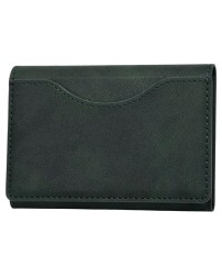 Кожаный чехол-бумажник Leather Wallet с MagSafe для Apple i-Phone зеленый