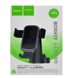 Держатель в автомобиль на торпеду Hoco H81 с зажимом черный