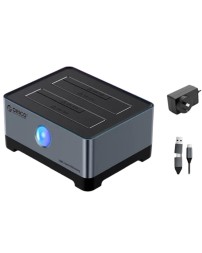 Док-станция для 2 HDD Orico 5528C3-C-GY 10Gbps USB-C/USB3.1 черная