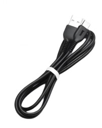 Usb Кабель-зарядка Type-C Hoco X20 Flash 3A 1м силиконовый чёрный