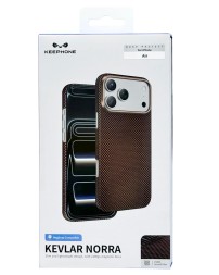 Накладка для i-Phone 17 Air Keephone Kevlar Norra MagSnap (Midas) коричневый