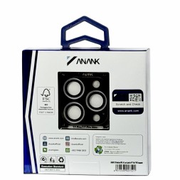 Защитное стекло для задней камеры i-Phone 17 Pro/17 Pro Max ANANK 10X Reinforced Corning Transparent