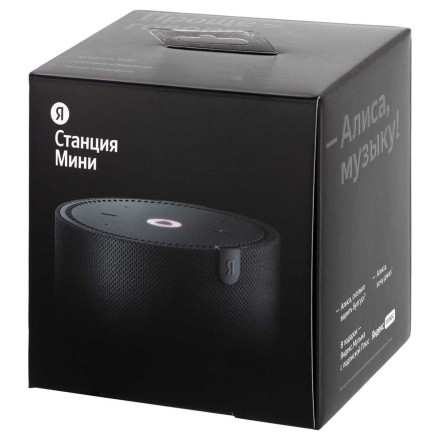  Умная колонка Яндекс Станция Мини Плюс без часов черная
