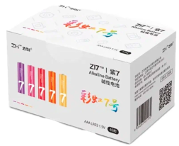 Батарейки ZMI Rainbow ZI7 тип AAA 40 шт цветные