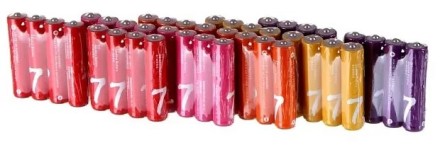  Батарейки ZMI Rainbow ZI7 тип AAA 40 шт цветные