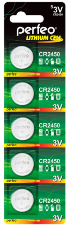 Perfeo CR2450/5BL Lithium Cell