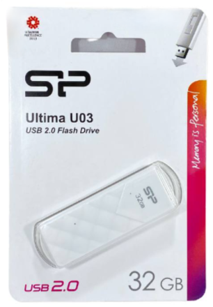  USB флеш накопитель Silicon Power 32GB Ultima U03 White