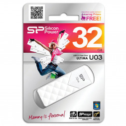 USB флеш накопитель Silicon Power 32GB Ultima U03 White