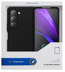 Чехол-накладка для Samsung Galaxy Z Fold 5 Raigor Inverse карбон черная