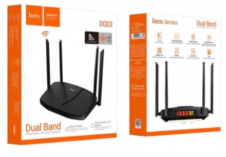  Wi-Fi роутер Hoco DQ03 Vast черный