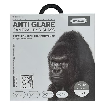  Защитное стекло для задней камеры Supglass XC-30 Samsung S23 Ultra 5pcs черное