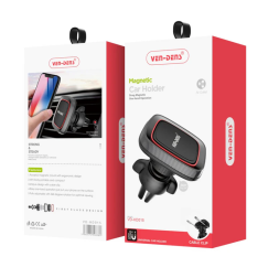 Держатель в автомобиль в воздуховод магнитный Ven-Dens HD015 черный