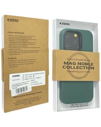 Накладка для i-Phone 15 Pro K-Doo Mag Noble кожаная зеленая