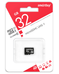 micro SDHC карта памяти Smartbuy 32GB Class 10 (без адаптера)