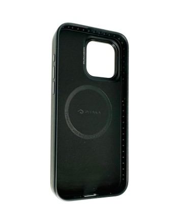  Накладка для i-Phone 15 Pro Max 6.7&quot; Pitaka MagEZ Case Pro 4 1500D черно-серый, кевлар(арамид)