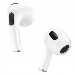 Беспроводные наушники TWS Borofone BW26 BT5.3/30mAh (300mAh)/3ч белые