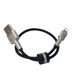 Usb Кабель-зарядка Lightning Baseus Cafule 25см (CALJK-01) 2.4A черный