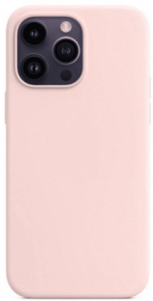 Чехол-накладка  i-Phone 14 Pro Max Silicone icase  №19 песочно-розовая