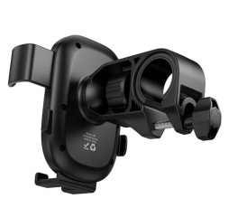 Держатель в автомобиль в воздуховод Hoco H85 с зажимом черный