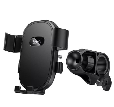  Держатель в автомобиль в воздуховод Hoco H85 с зажимом черный